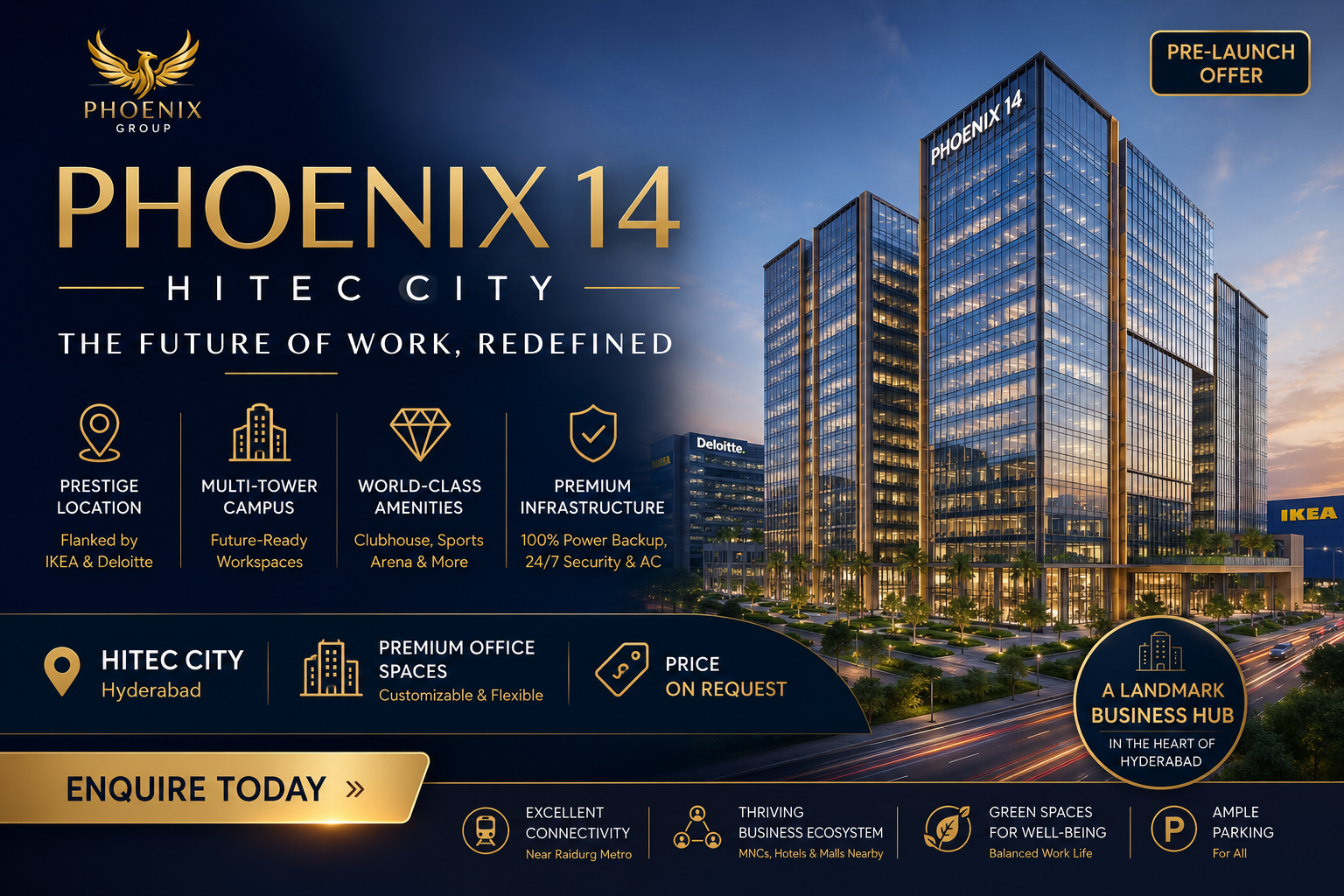 Phoenix 14 Hitech City - Premium Office Spaces in HITEC City